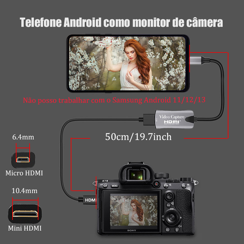 Reprodutor de imagem de camera para celular. - Imagem 5